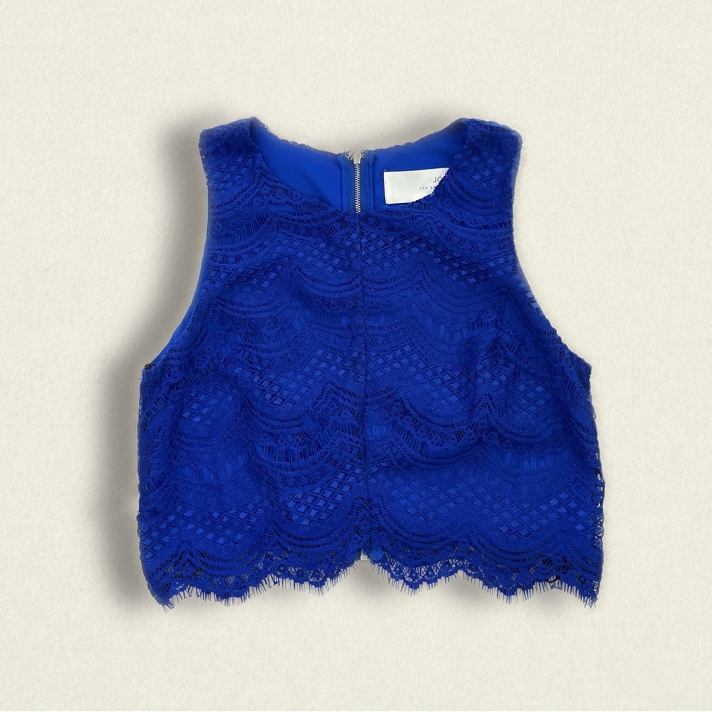 Blue Lace Top